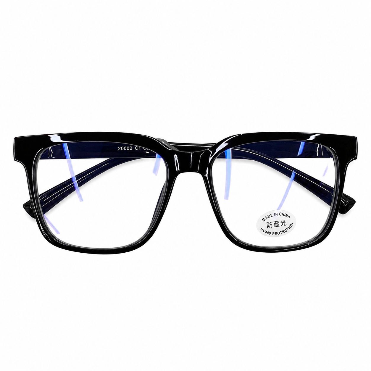 Myopic glasses [400 degrees] lens box + lens cloth image 2