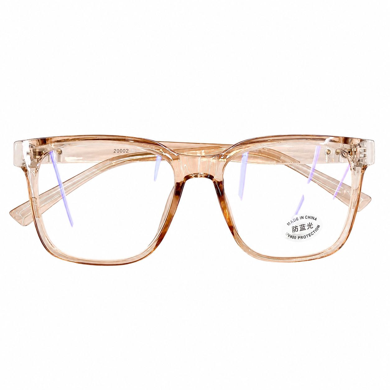 Myopic glasses [400 degrees] lens box + lens cloth image 3