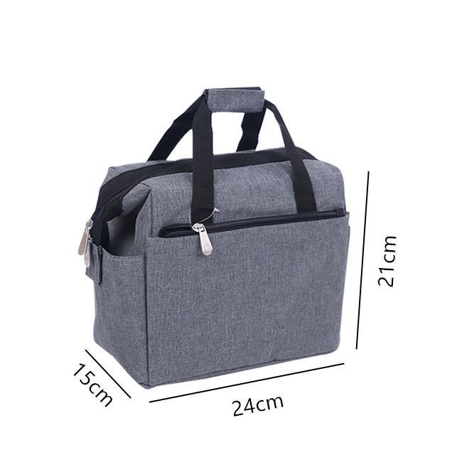 Insulated Lunch Bag  Portable Cooler Tote image 2
