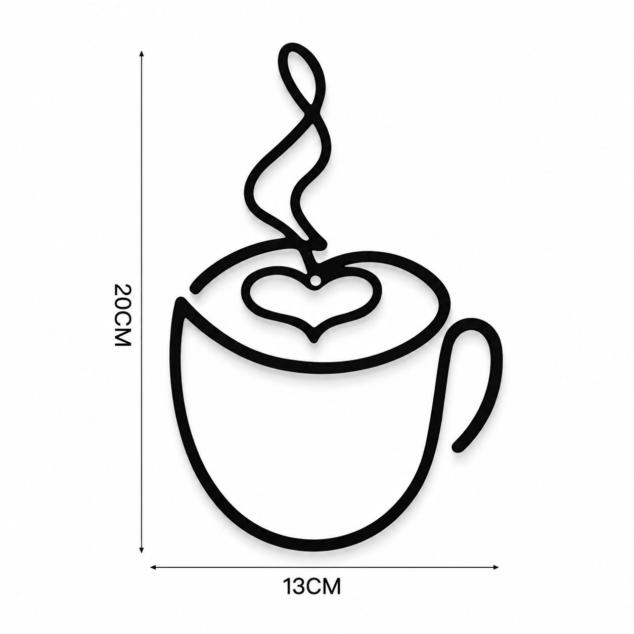 Modern Coffee Cup Wall Decor image 3