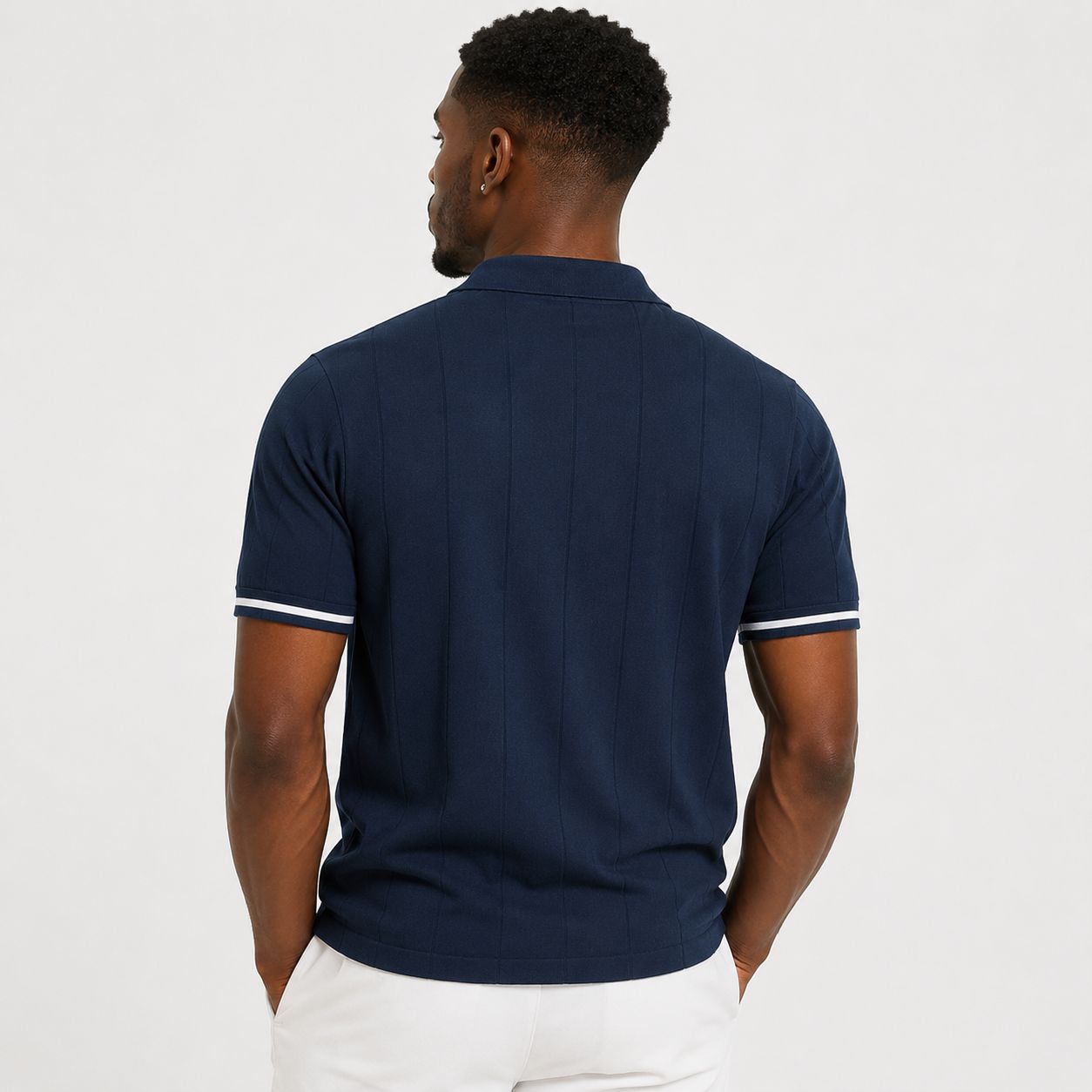 Men’s Premium Zip Polo Shirt image 3