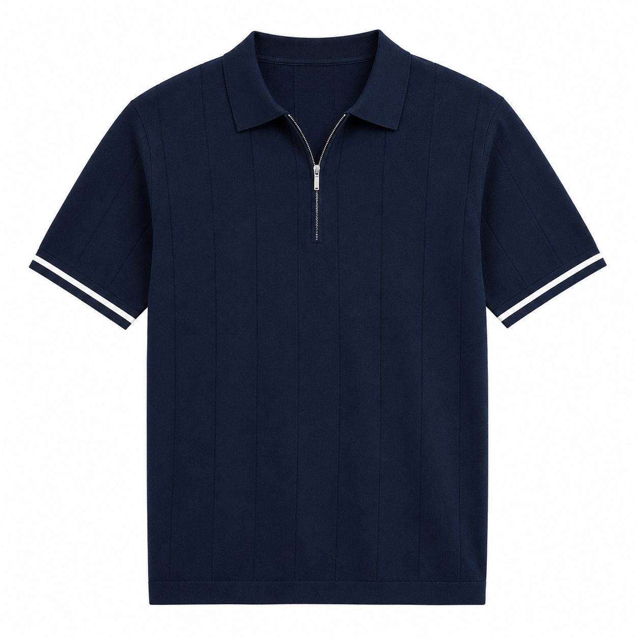 Men’s Premium Zip Polo Shirt image 4