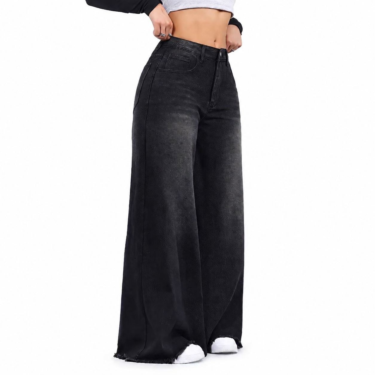 High-Waist Wide Leg Jeans – Modern Street Fit image 3