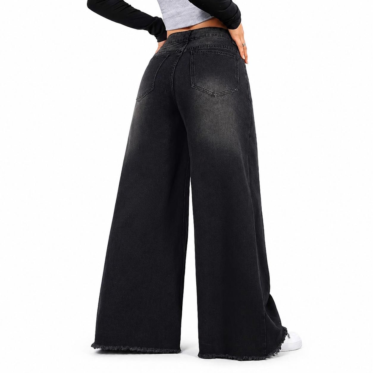 High-Waist Wide Leg Jeans – Modern Street Fit image 5