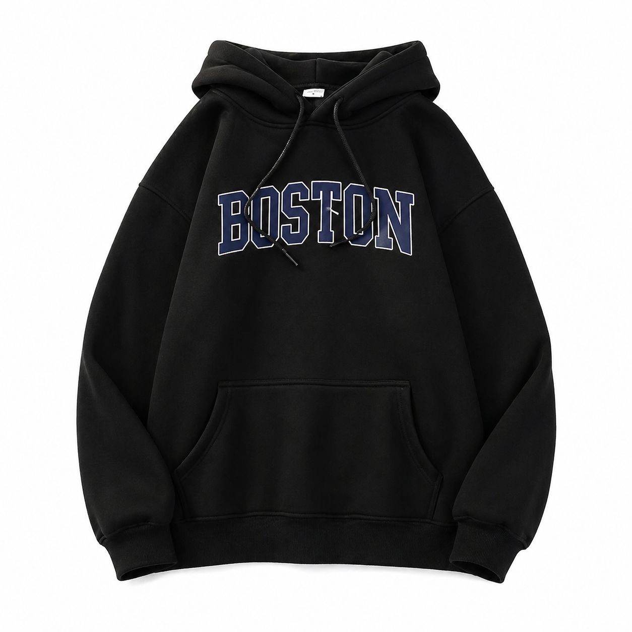 Boston Print Hoodie – Oversized Streetwear Fit image 2