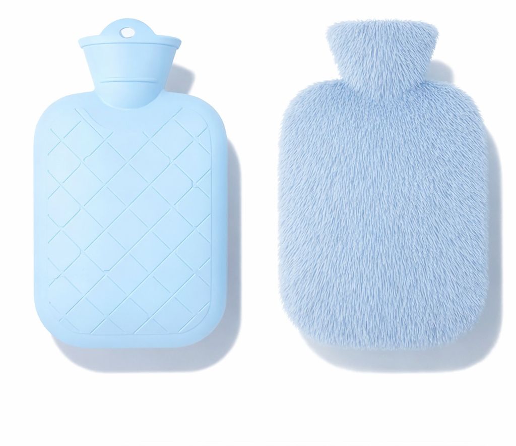 1000ML Hot Water Bottle with Soft Cover image 2