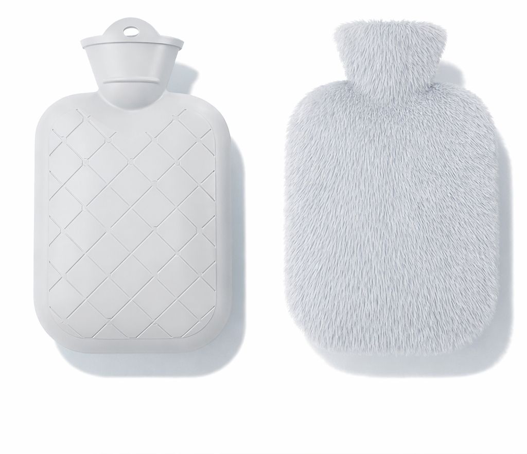 1000ML Hot Water Bottle with Soft Cover image 3