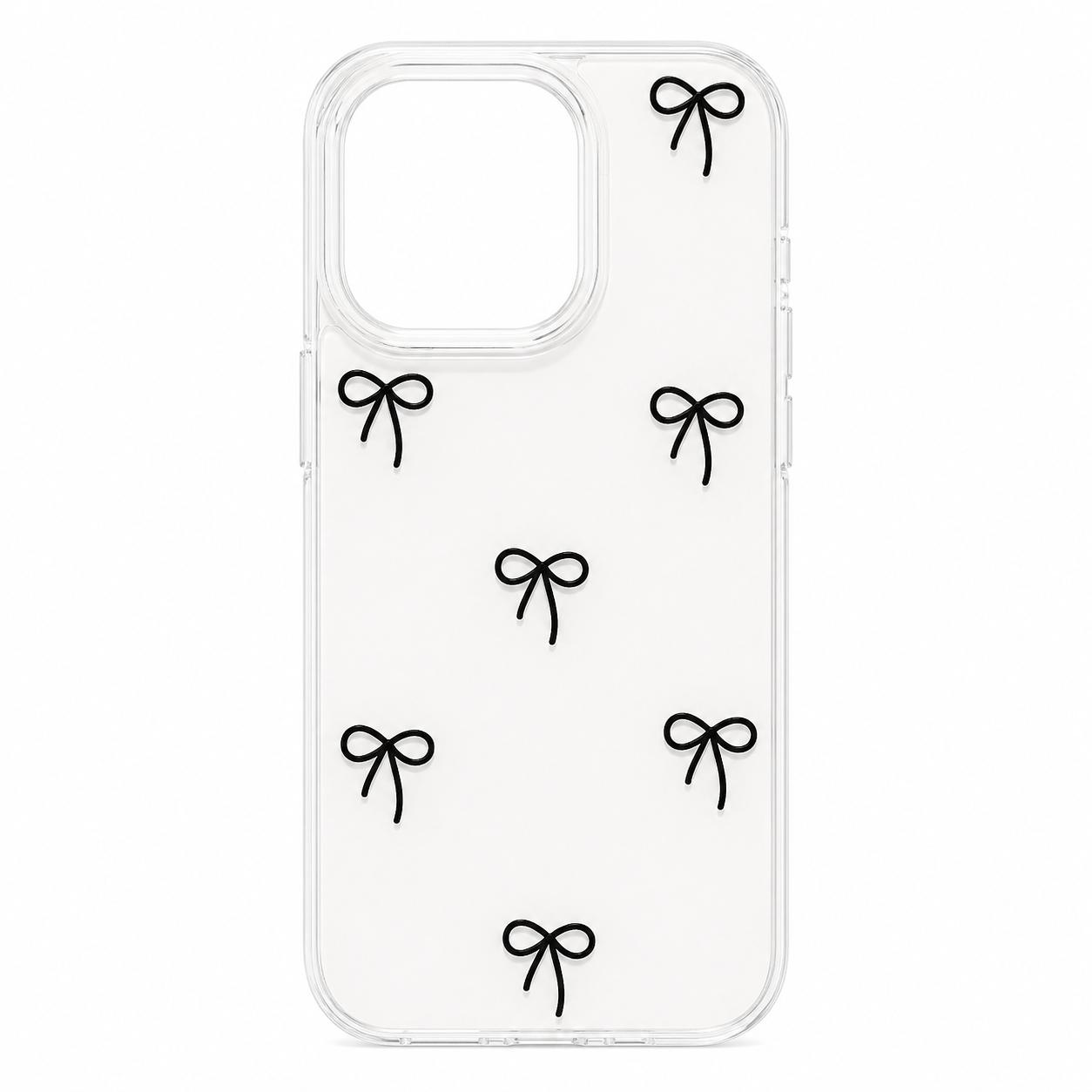Bow Clear iPhone Case  Premium Aesthetic Cover image 2