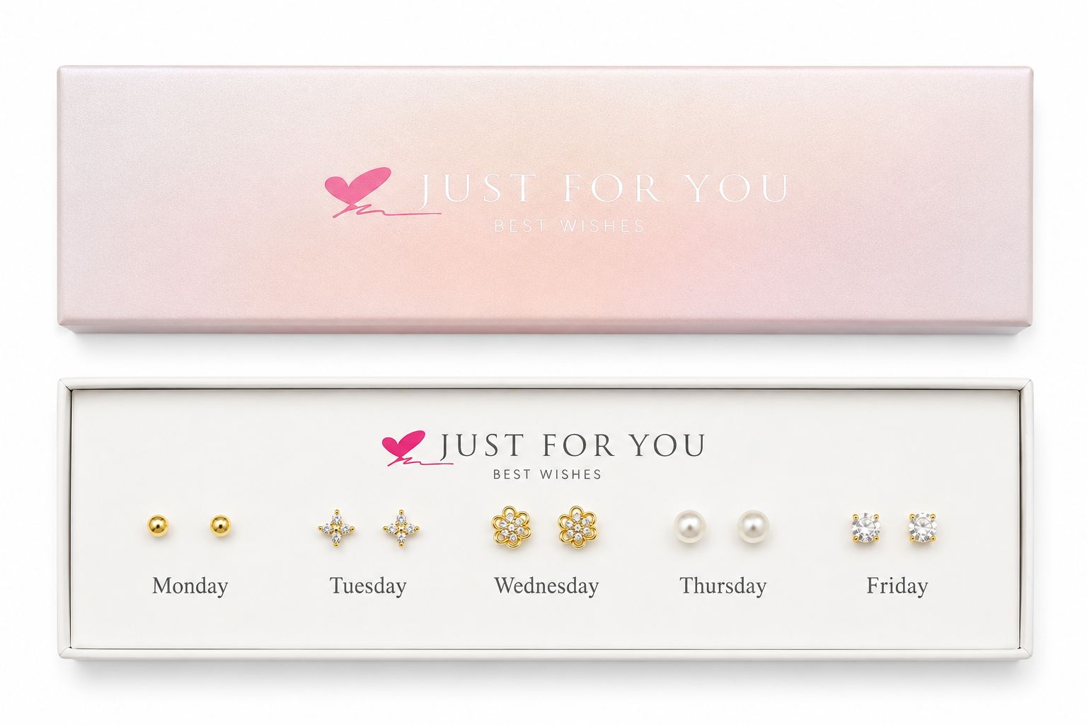 5-Pair Stud Earrings Gift Set image 2