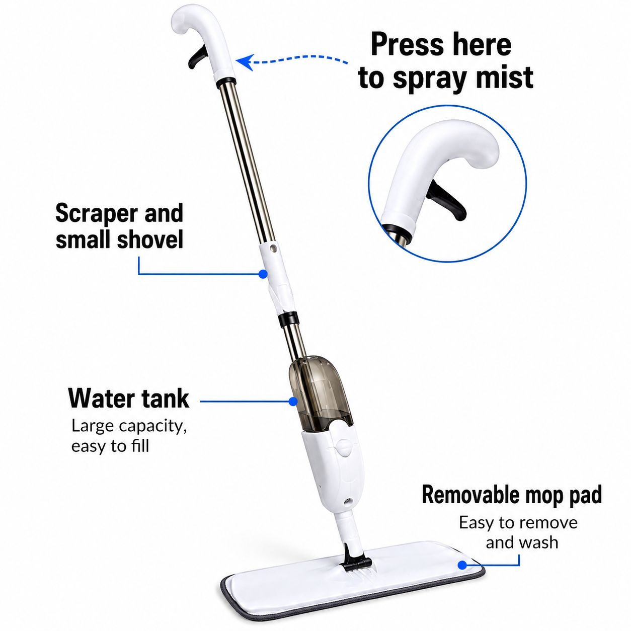 Spray Microfiber Floor Mop image 4