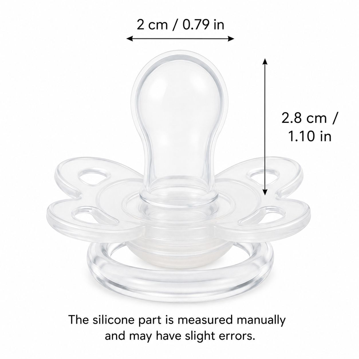 Baby Silicone Pacifier Set of 3 image 3