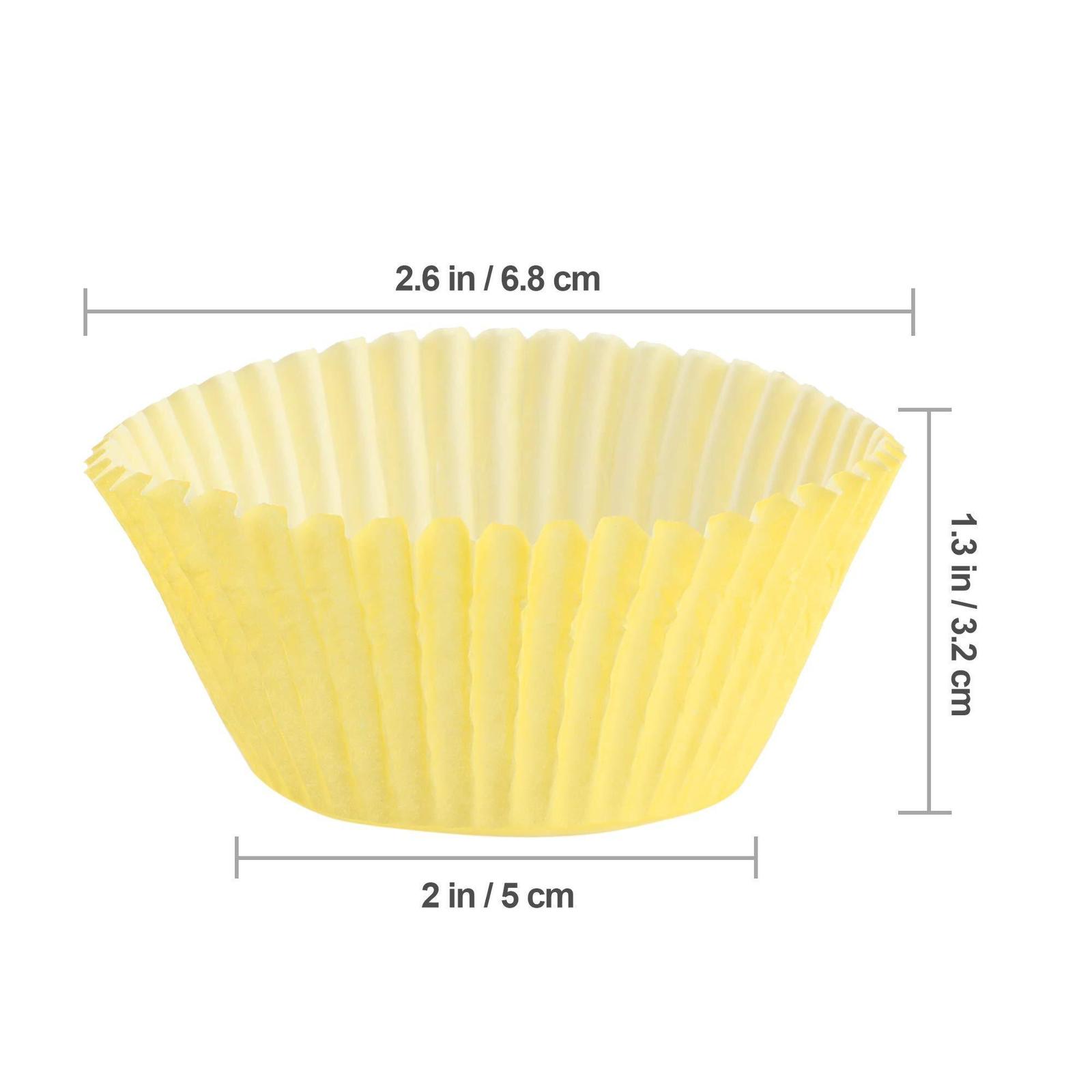 100pcs Plain Cupcake Paper Liners (5cm x 3.2cm) image 2