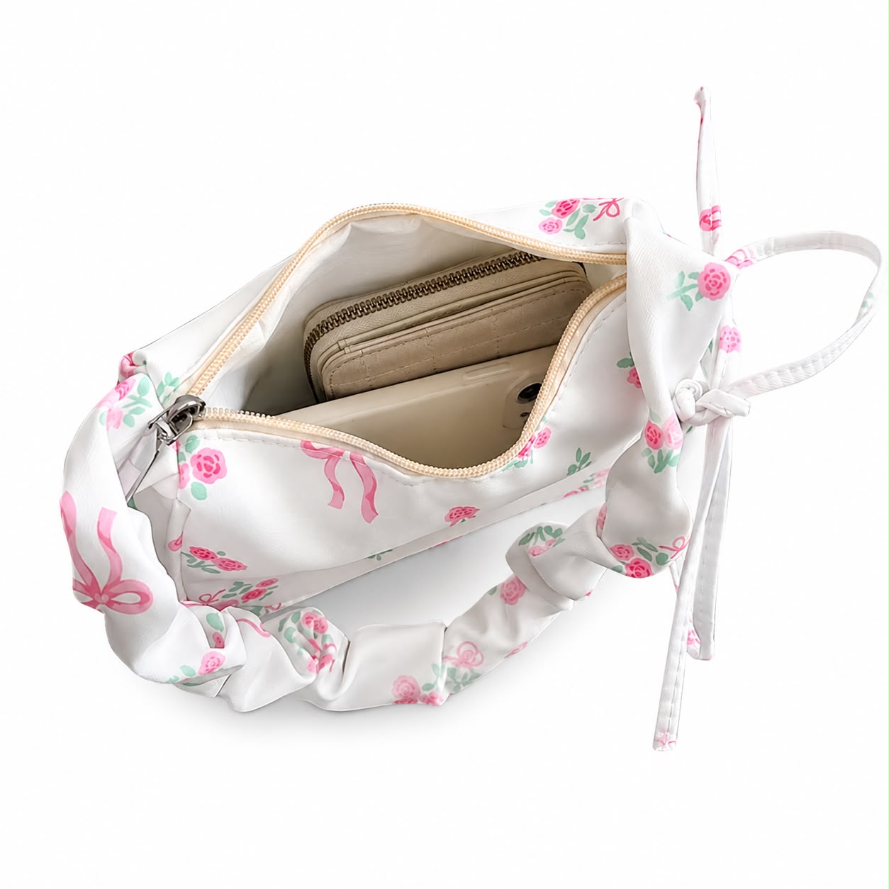 Vintage Rose Bow Shoulder Bag image 5
