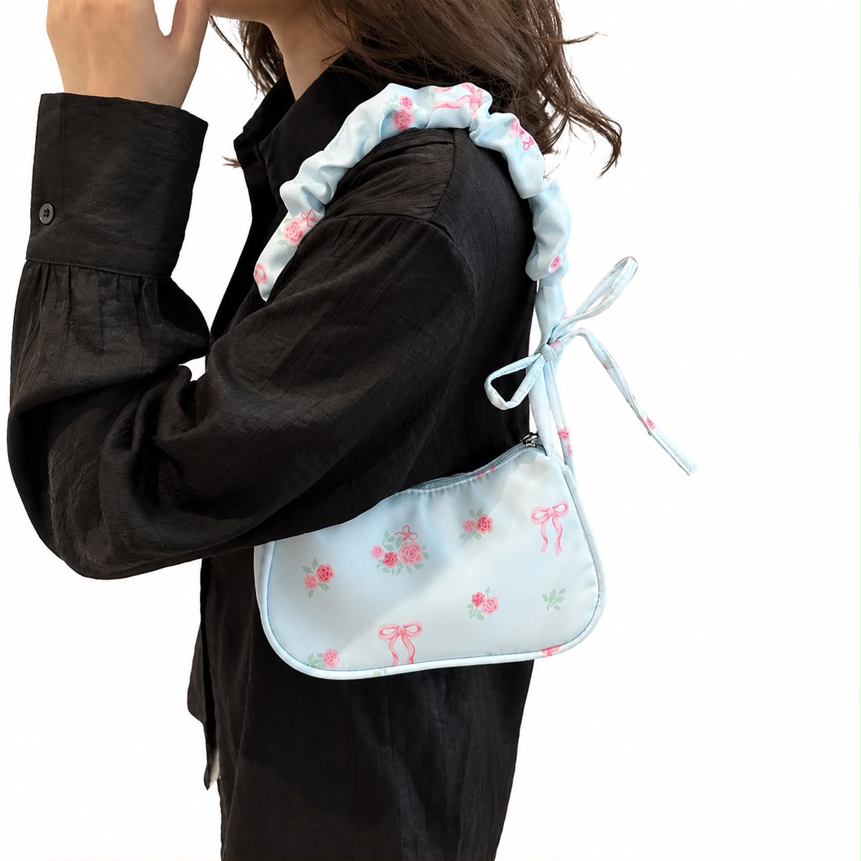 Vintage Rose Bow Shoulder Bag image 6