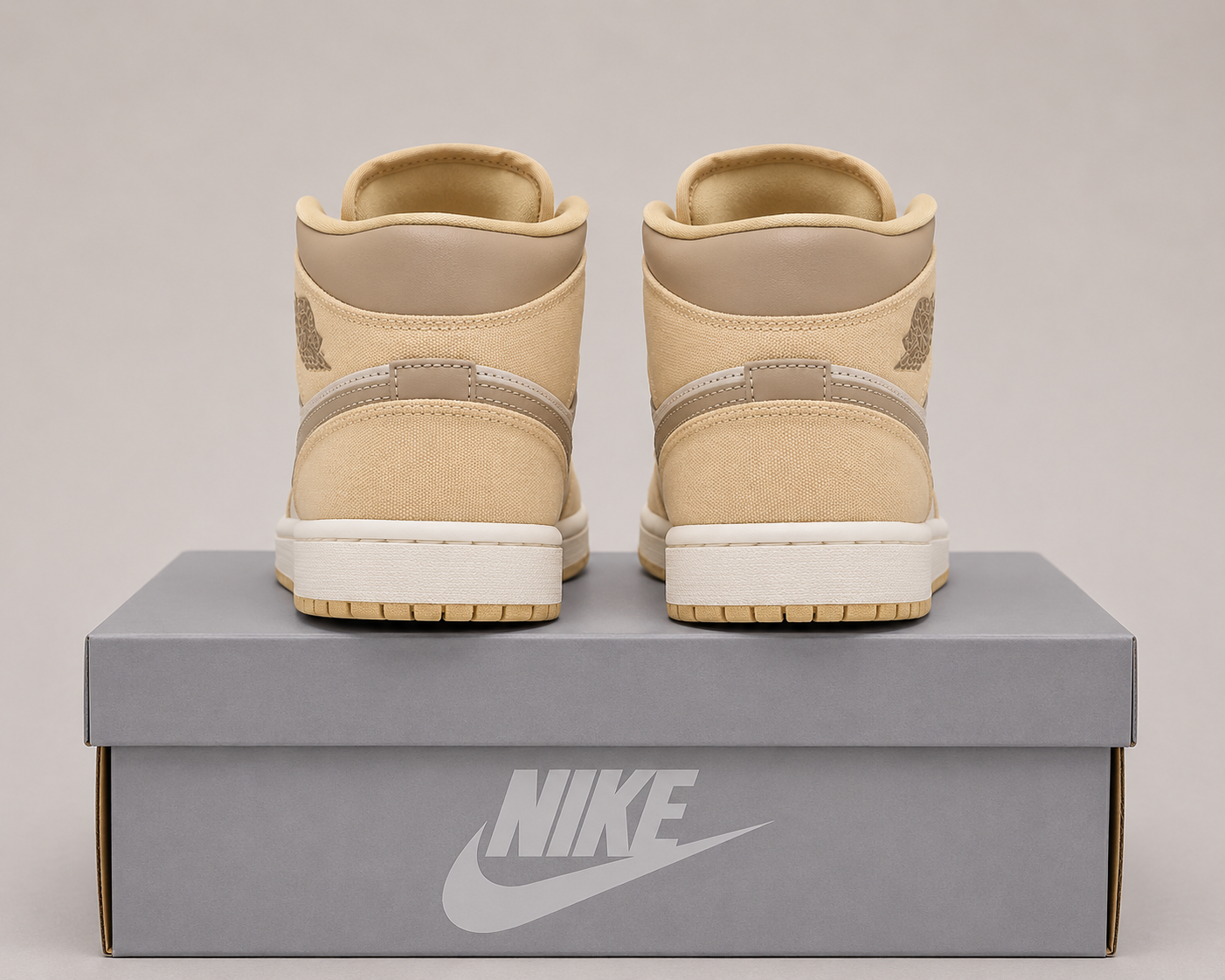 Jordan Air 1 Mid Women's ( Sesame and Khaki ) image 3