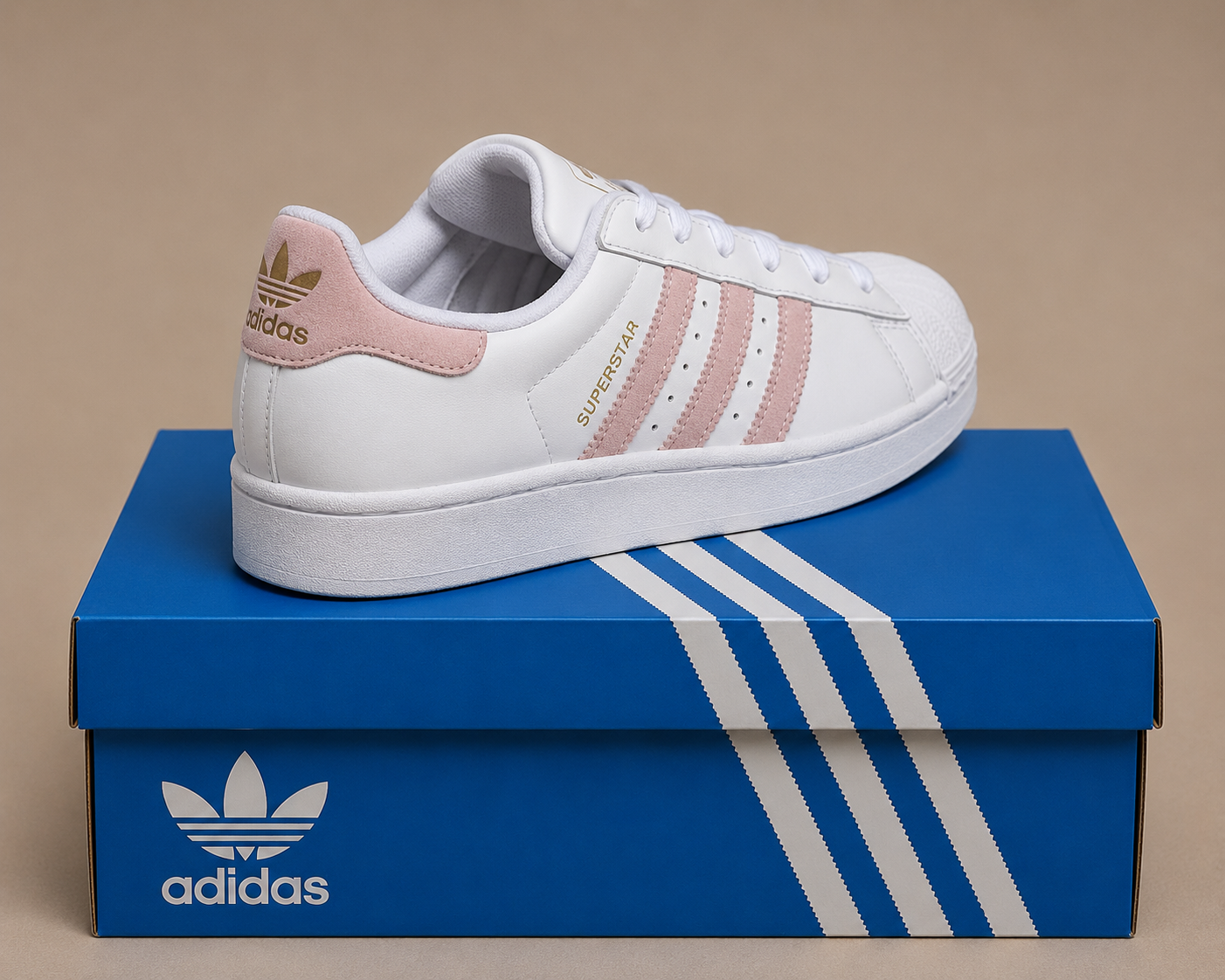 adidas Superstar Ii Shoes ( PINK ) image 2