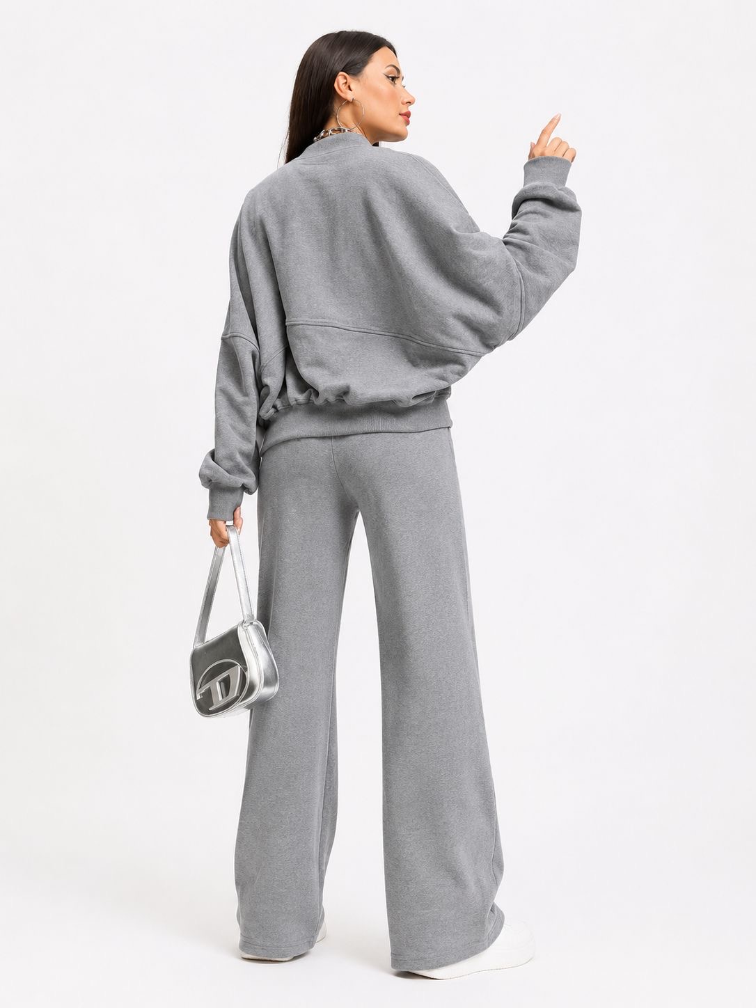 Women’s Casual Zip-Up Lounge Set – 2 Piece image 7