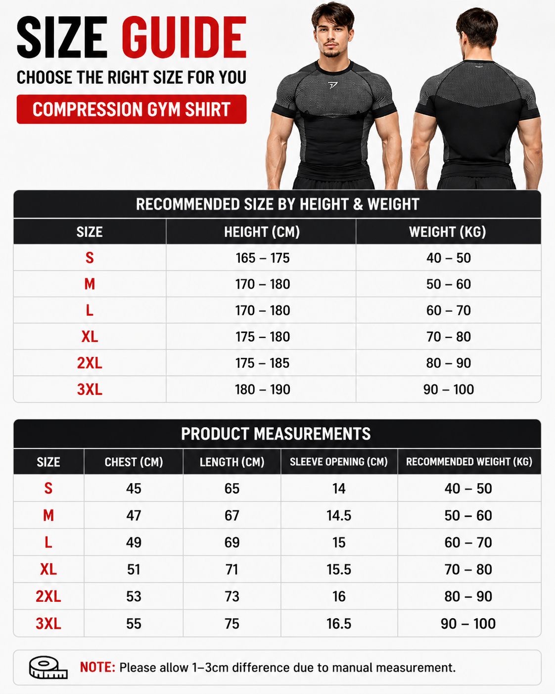 Men’s Compression Gym T-shirt image 5