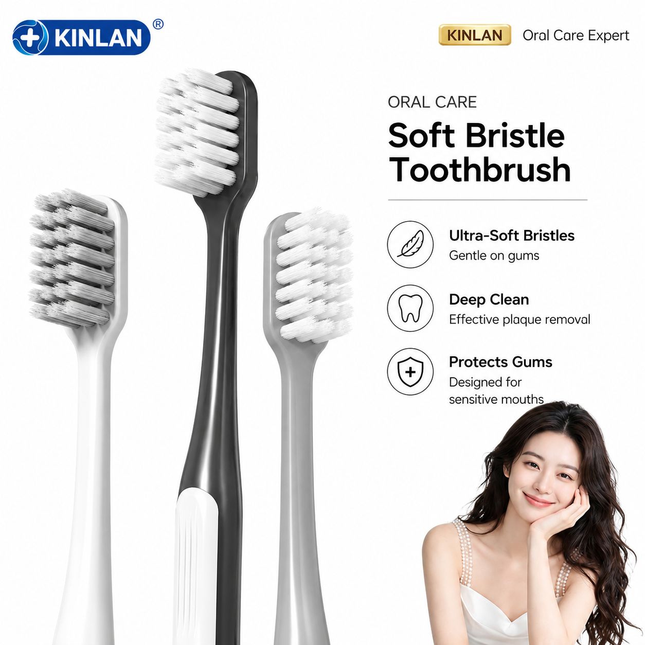 6-Pack Premium Ultra-Soft Toothbrush Set image 3