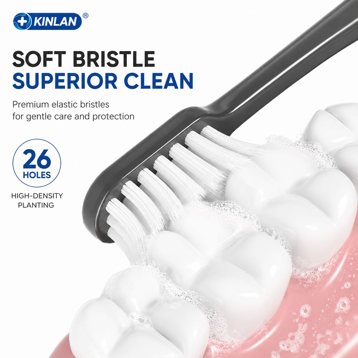 6-Pack Premium Ultra-Soft Toothbrush Set image 4