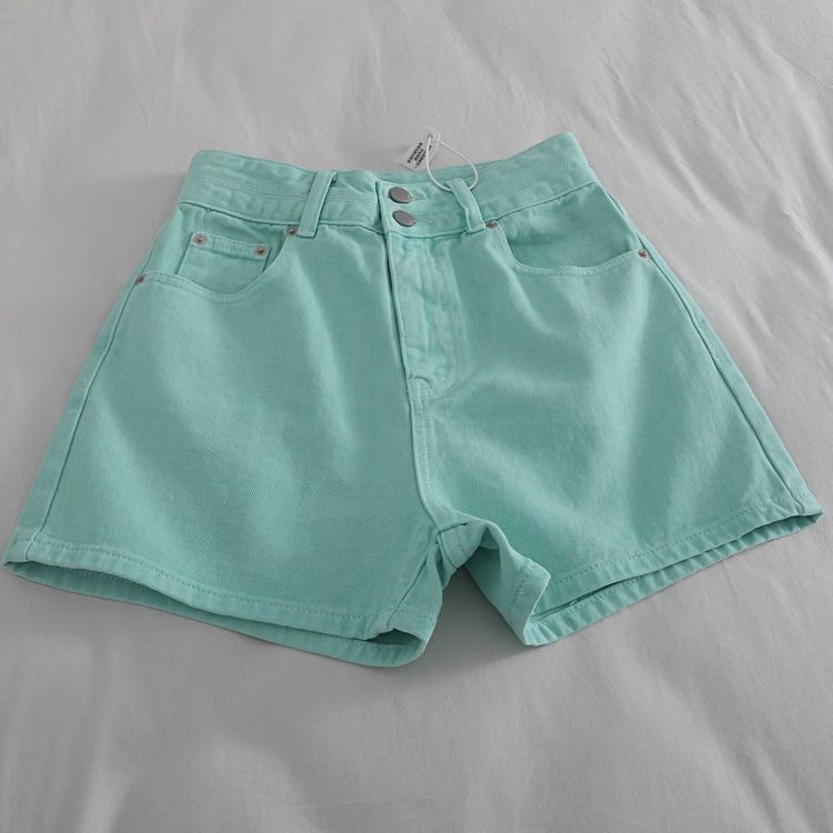 Women’s High-Waist Denim Shorts image 2
