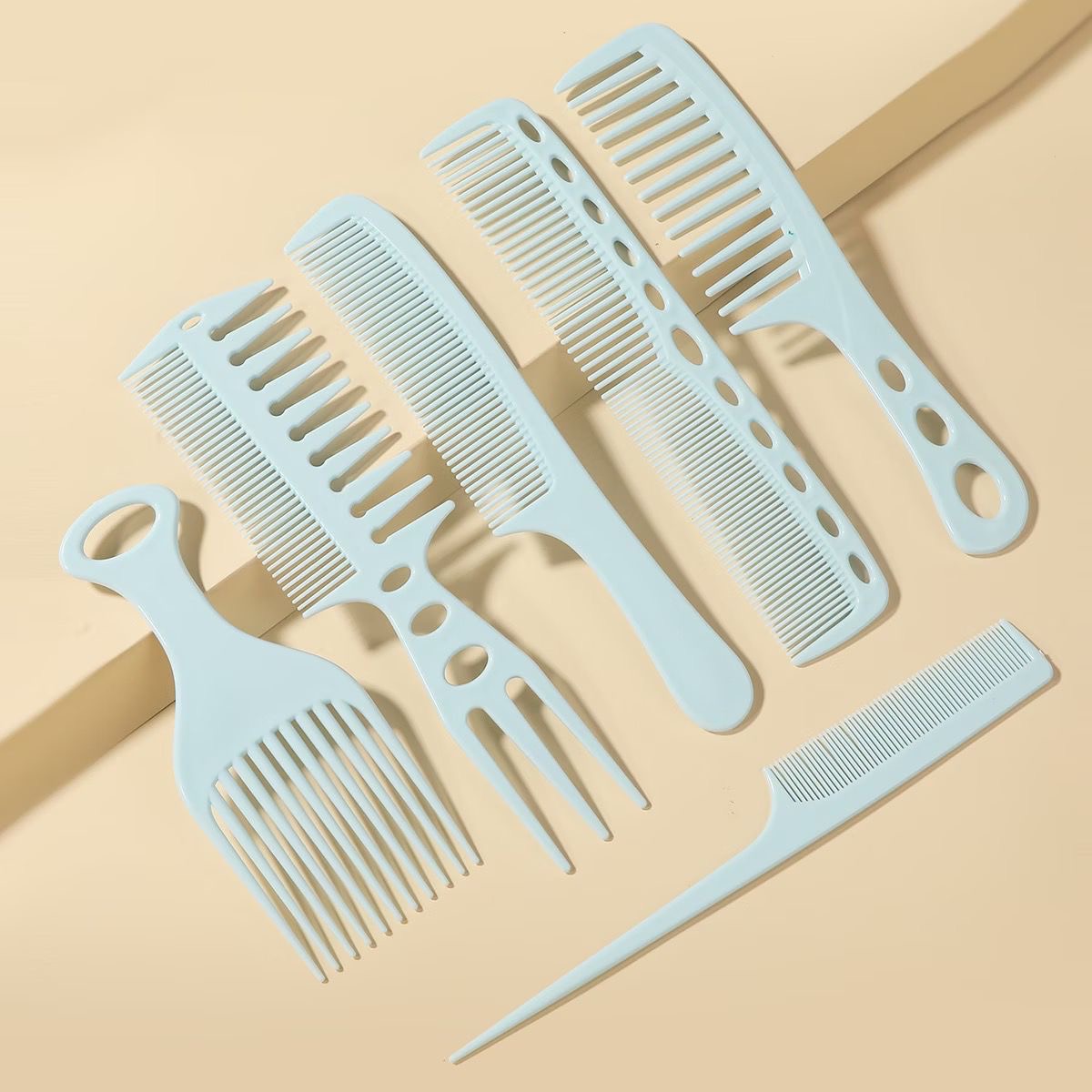 6-Piece Professional Hair Comb Set image 3