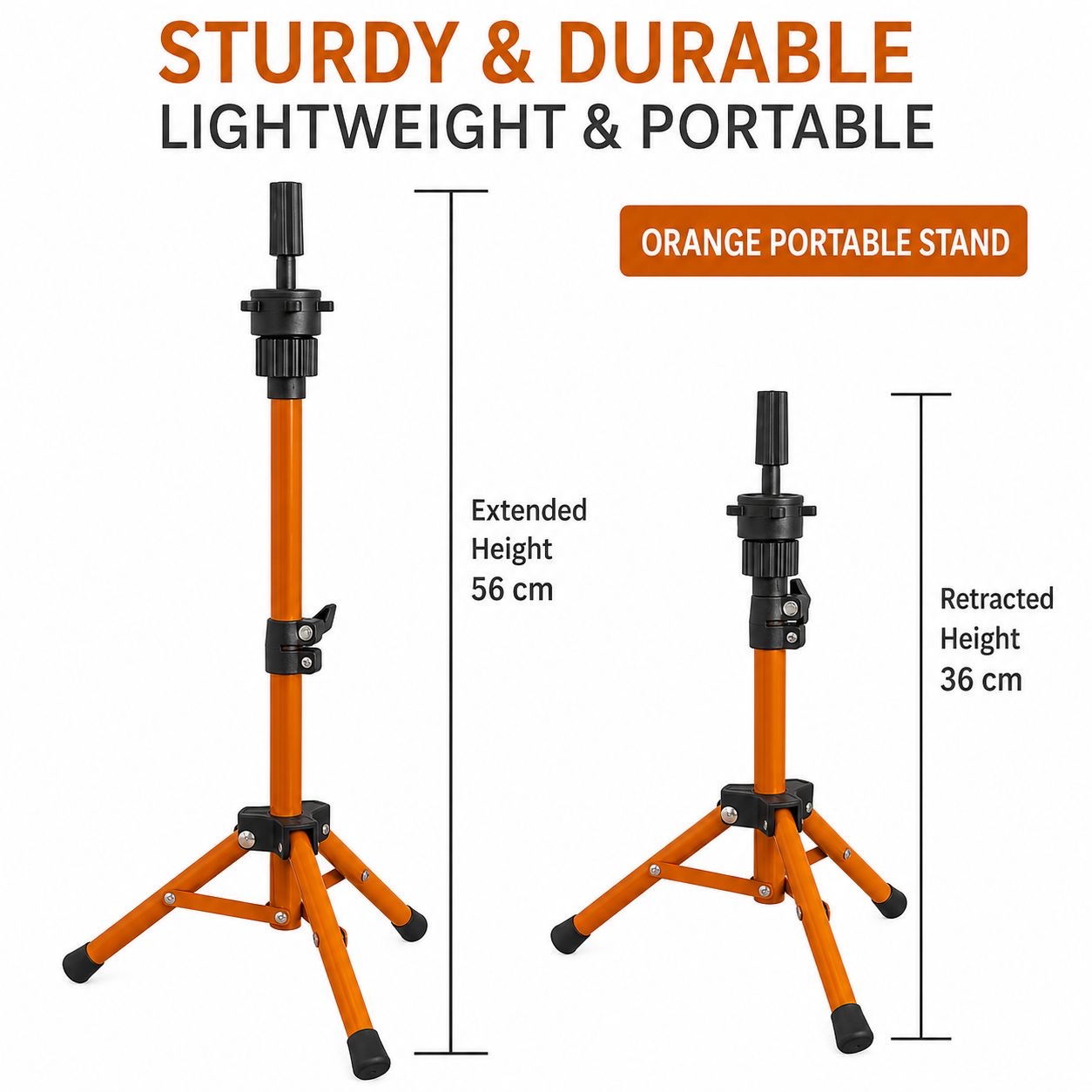 Adjustable Wig Stand Tripod image 2