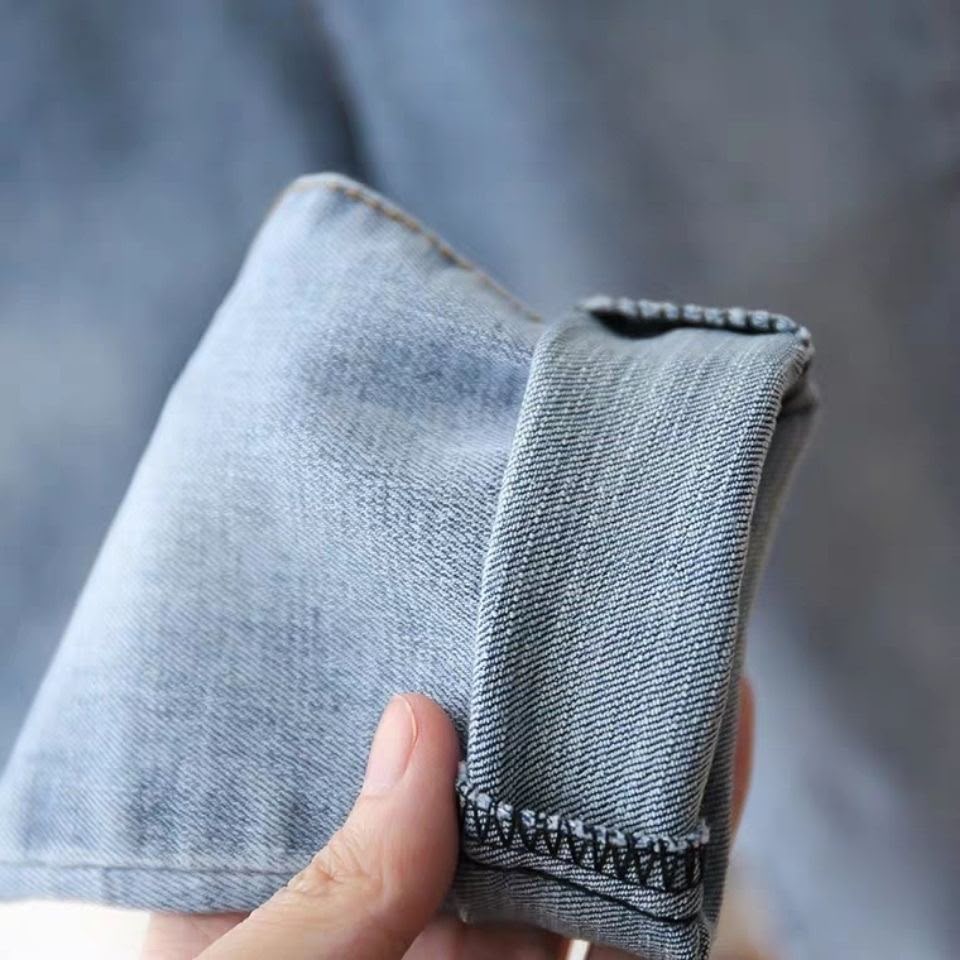 Kids Light Wash Elastic Waist Denim Jeans | Soft Cotton Casual Pants for Boys & Girls (2–8 Years) image 3