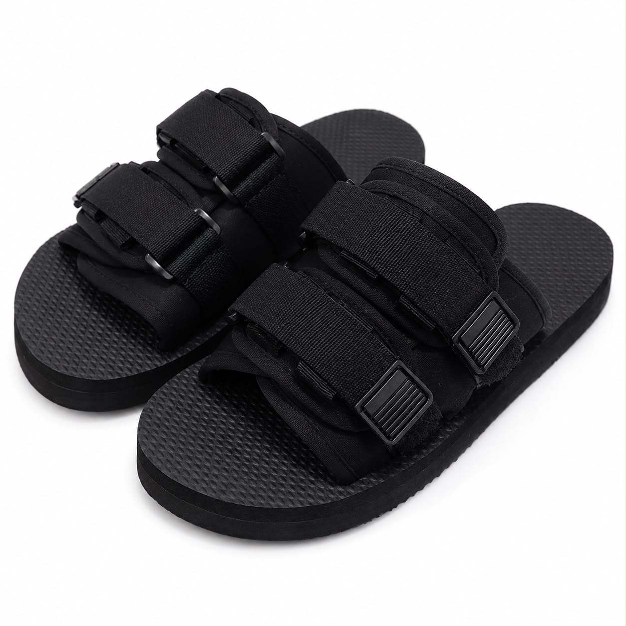 Adjustable Double-Strap Comfort Slide Sandals image 2