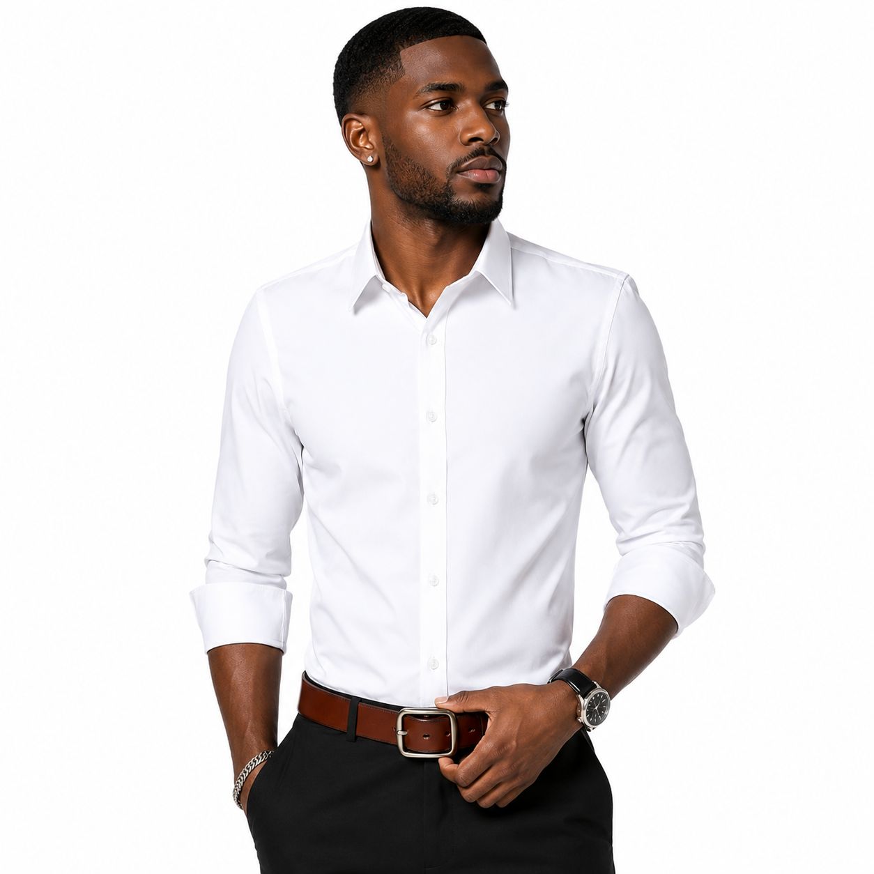 Classic White Slim Fit Shirt