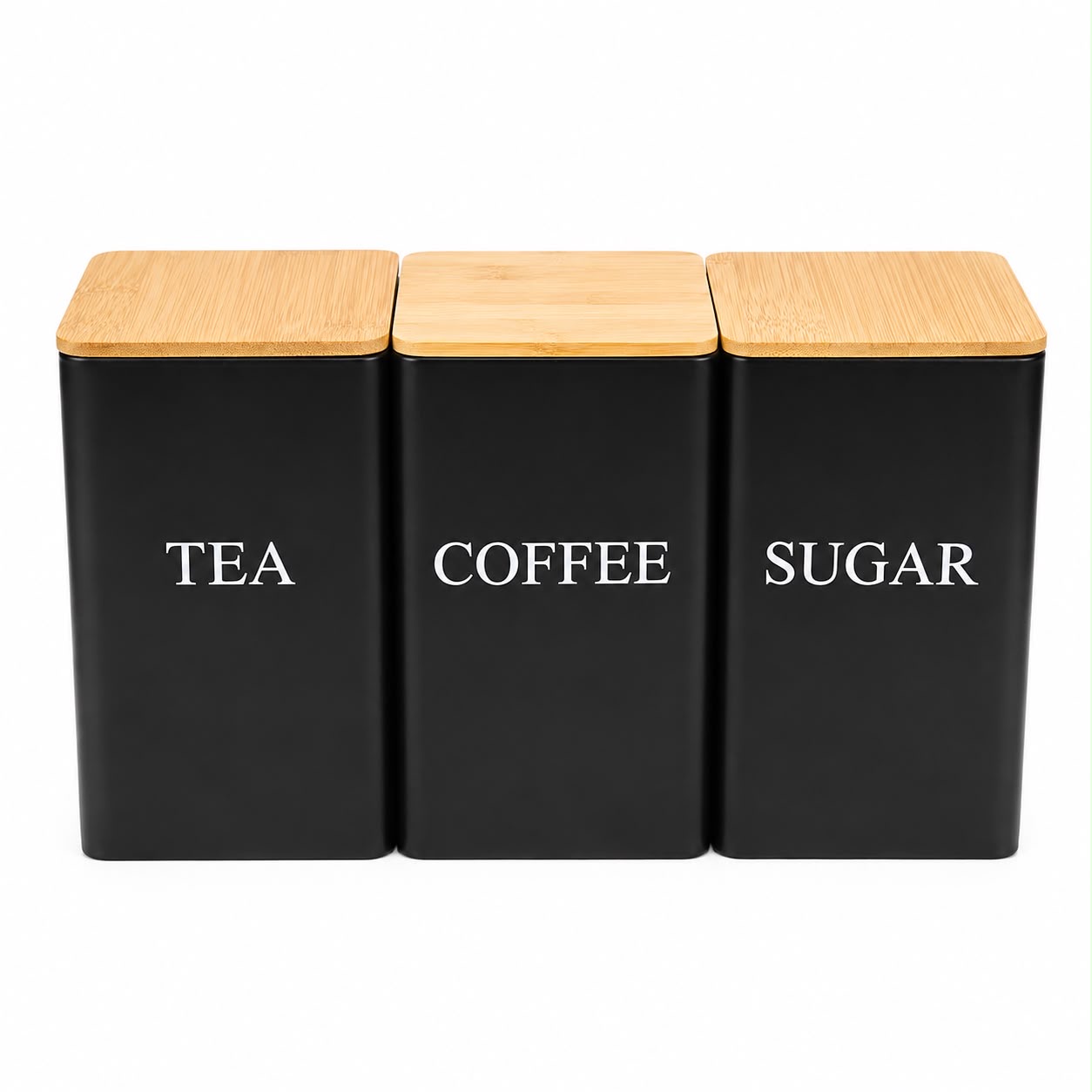 3-Piece Tea, Coffee & Sugar Storage Canister image 3