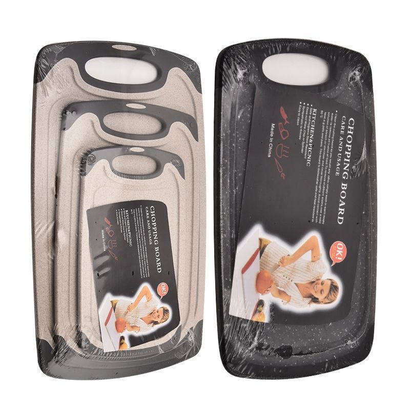 Non-Slip Kitchen Chopping Board Set 3 Piece
