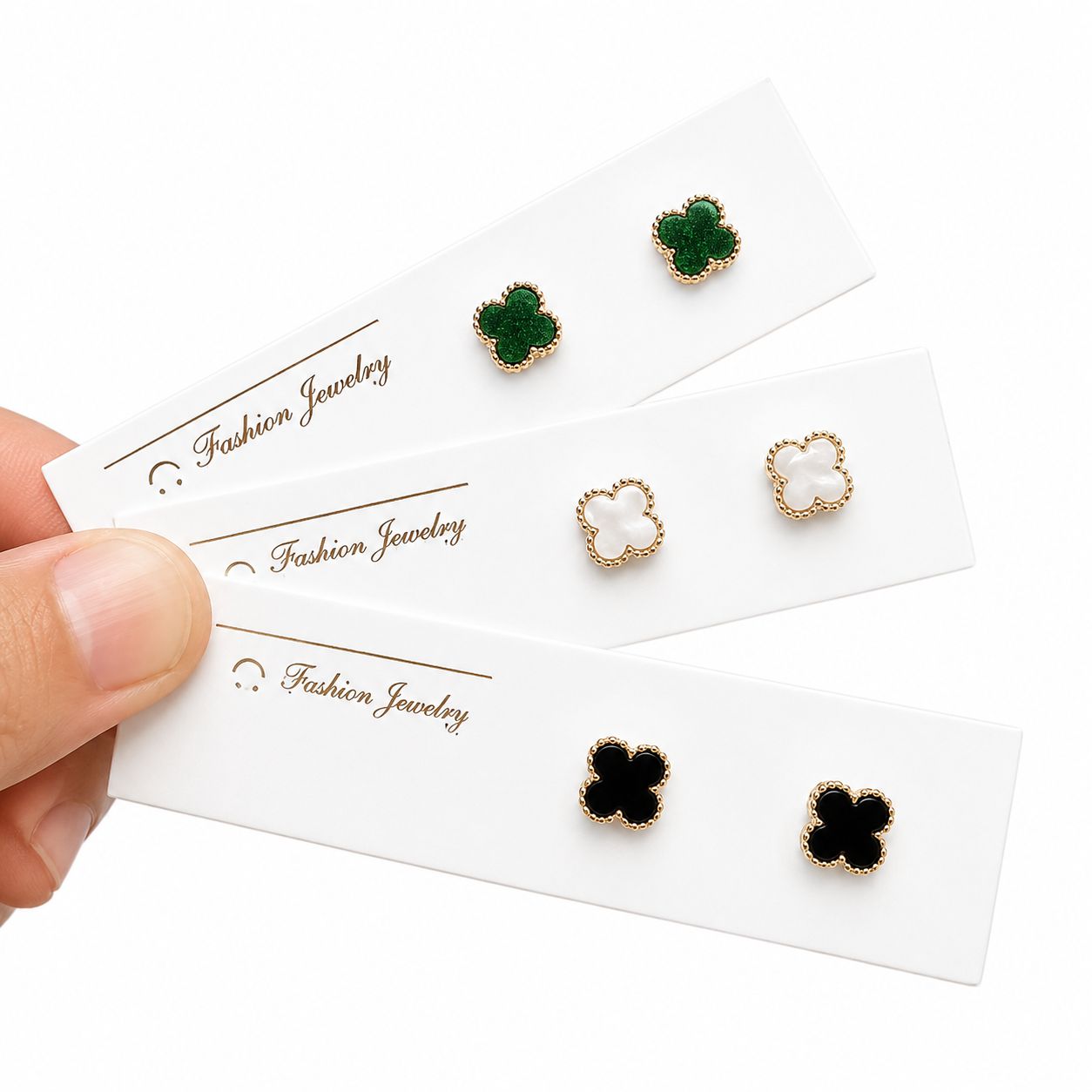Luxury Clover Stud Earrings ( 2 Pairs )
