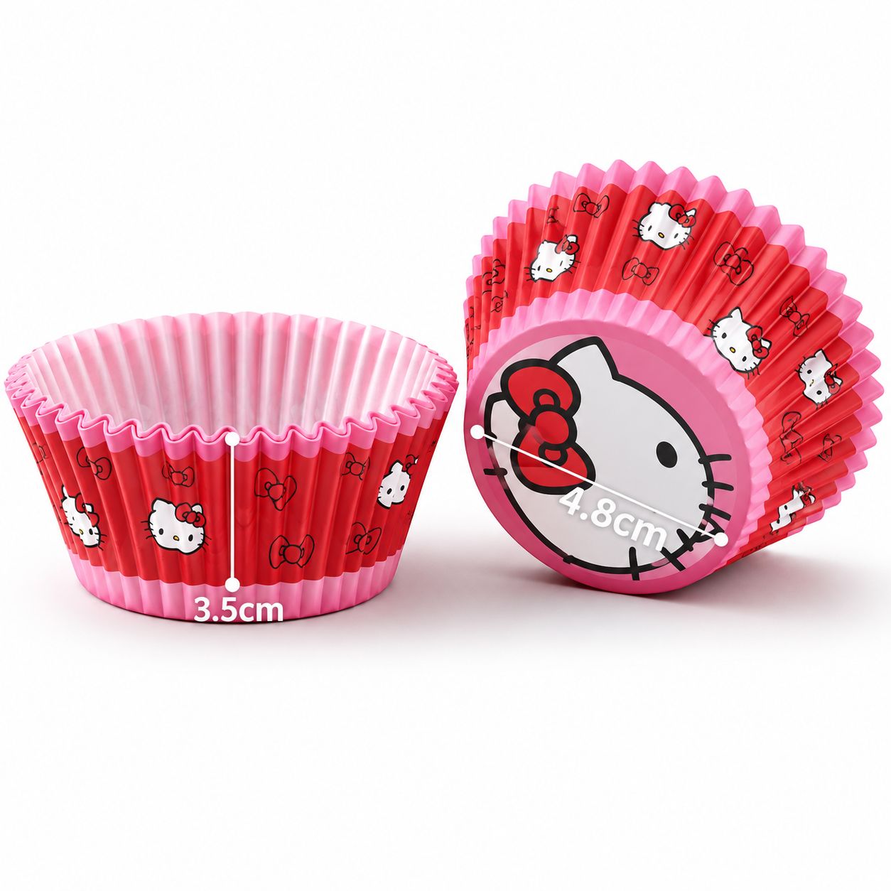 100pcs Printed Cupcake Paper Liners (4.8cm x 3.5cm)