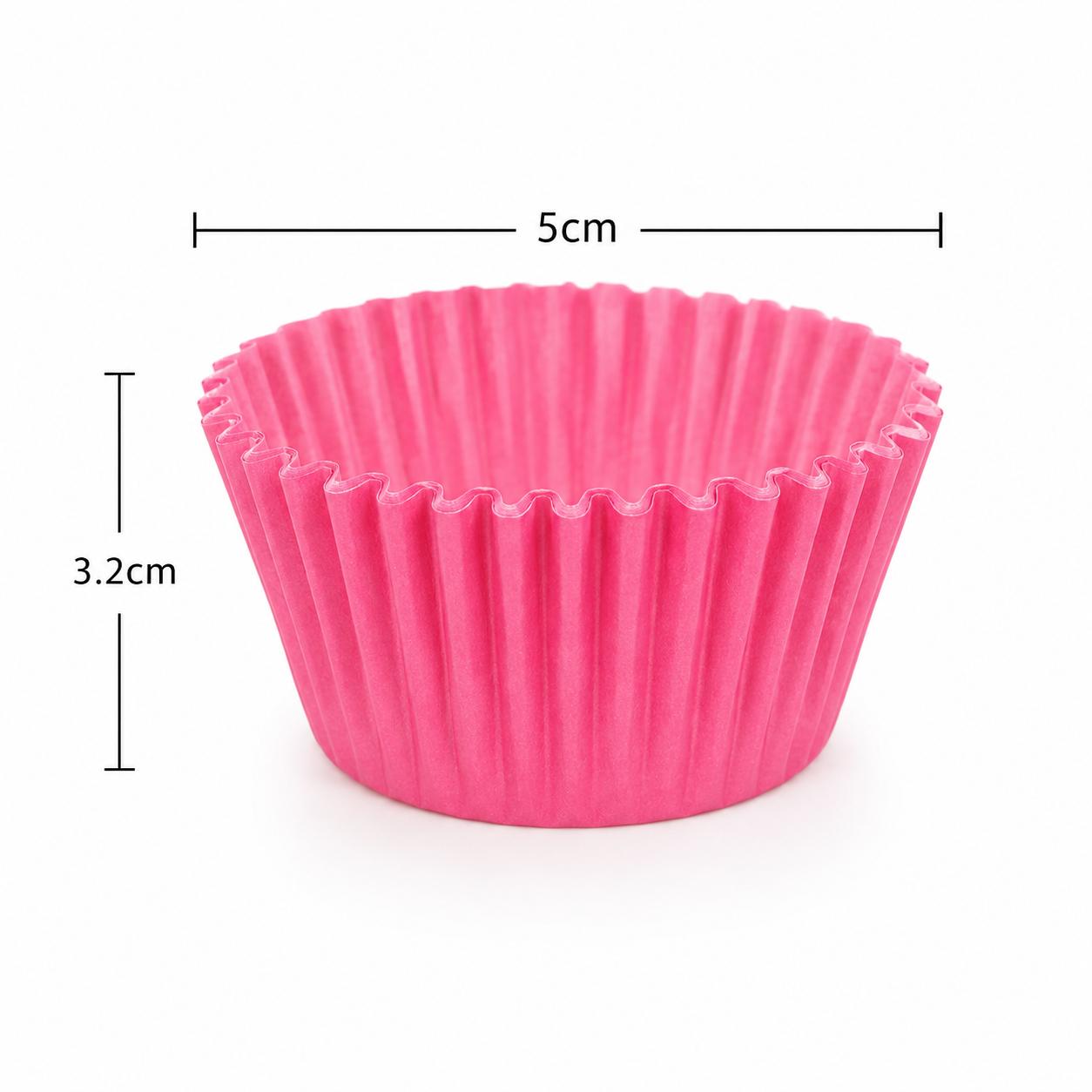 100pcs Plain Cupcake Paper Liners (5cm x 3.2cm)