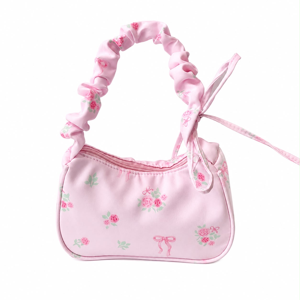 Vintage Rose Bow Shoulder Bag