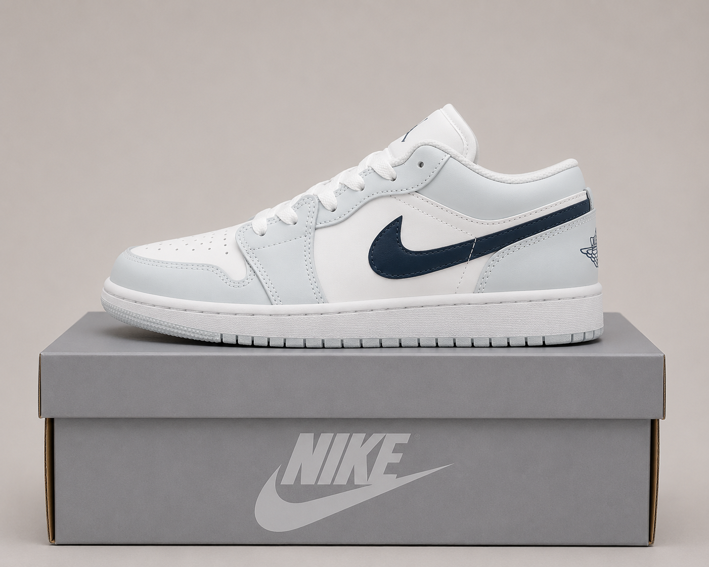 Jordan Air 1 Low Junior ( Squadron Blue and Aura )