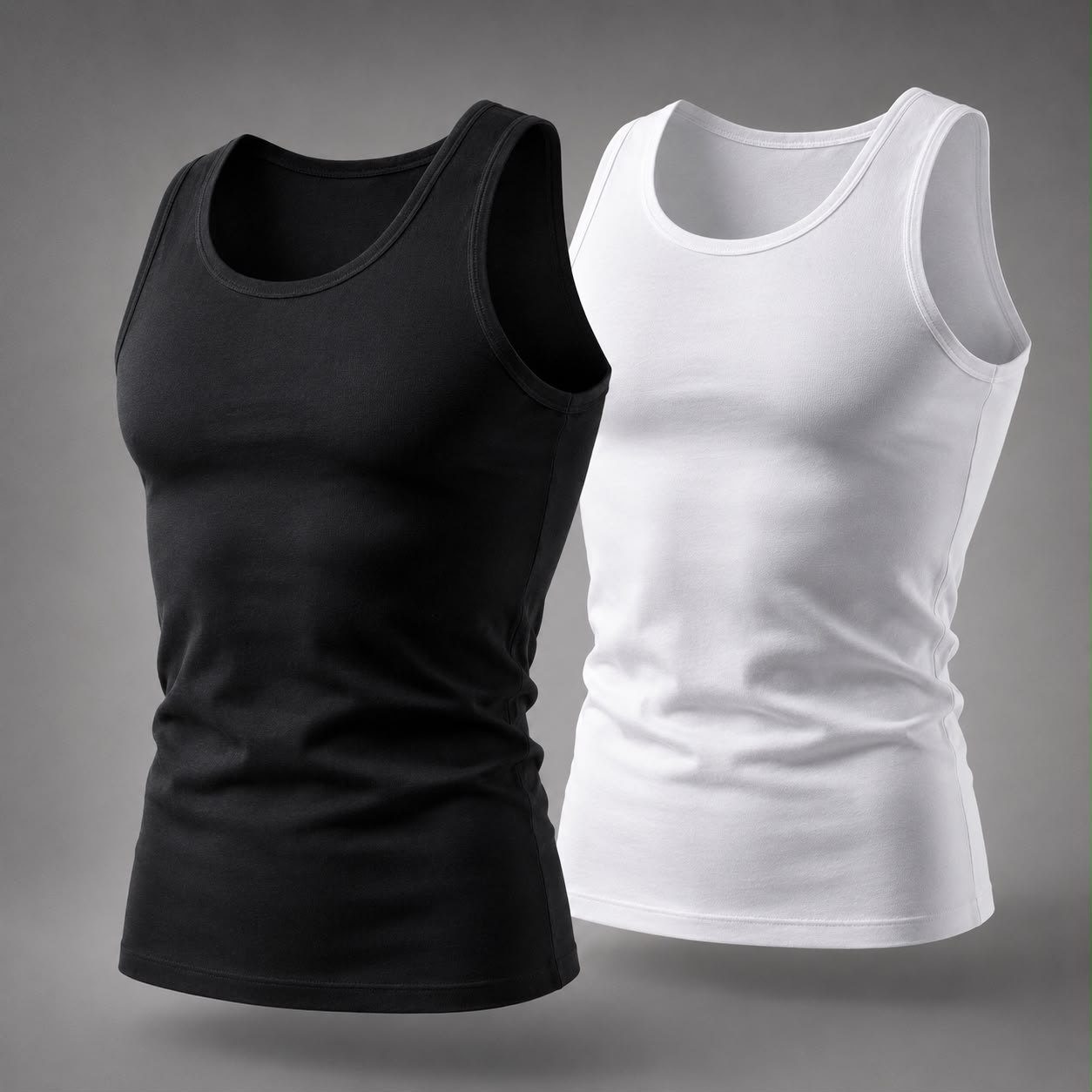 Men Cotton Vest Set of 2