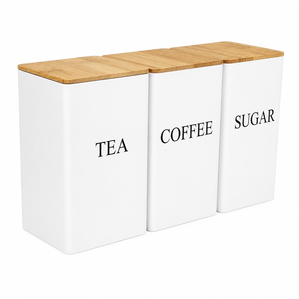 3-Piece Tea, Coffee & Sugar Storage Canister