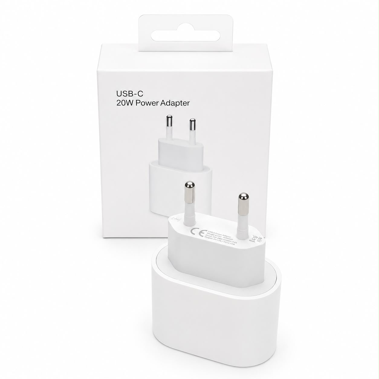 20W USB-C Fast Charger (EU Plug 2 Pin) – Power Adapter Only