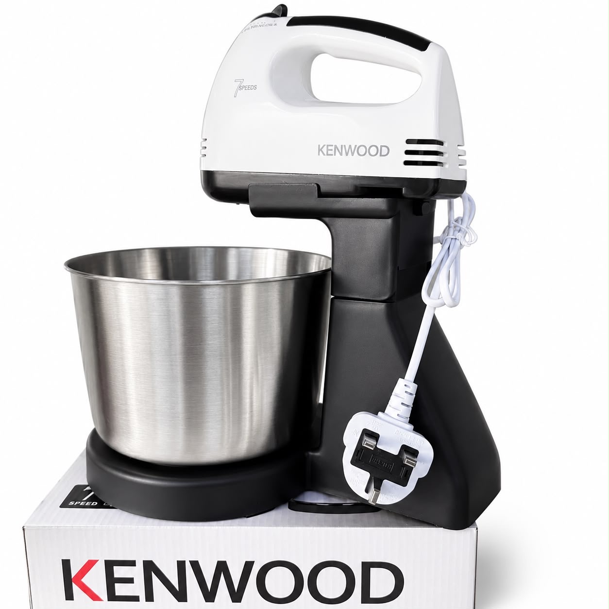 Kenwood 7-Speed Electric Stand Mixer with Stainless Steel Mixing Bowl