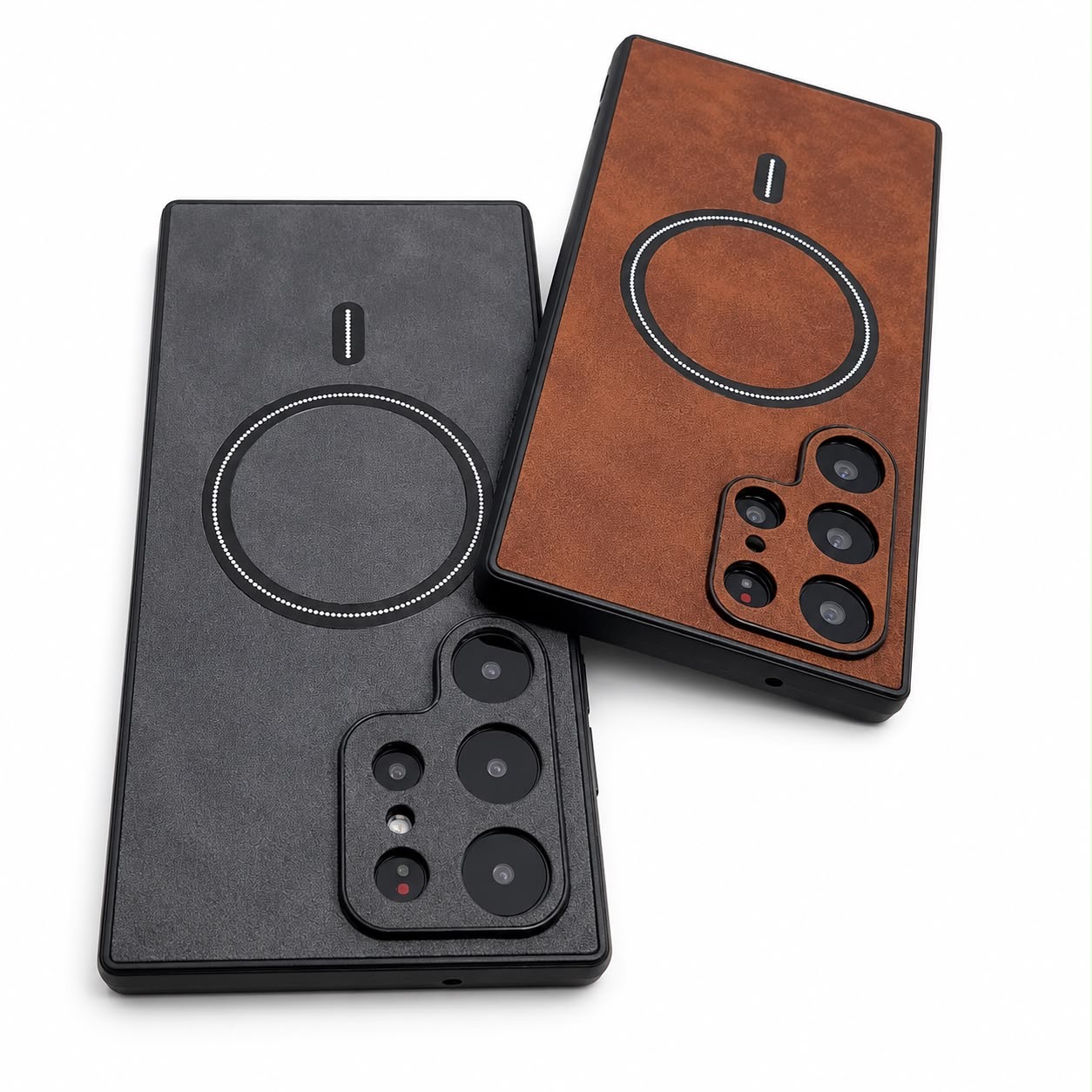 Samsung Galaxy S-Series Magnetic Leather-Style Protective Case