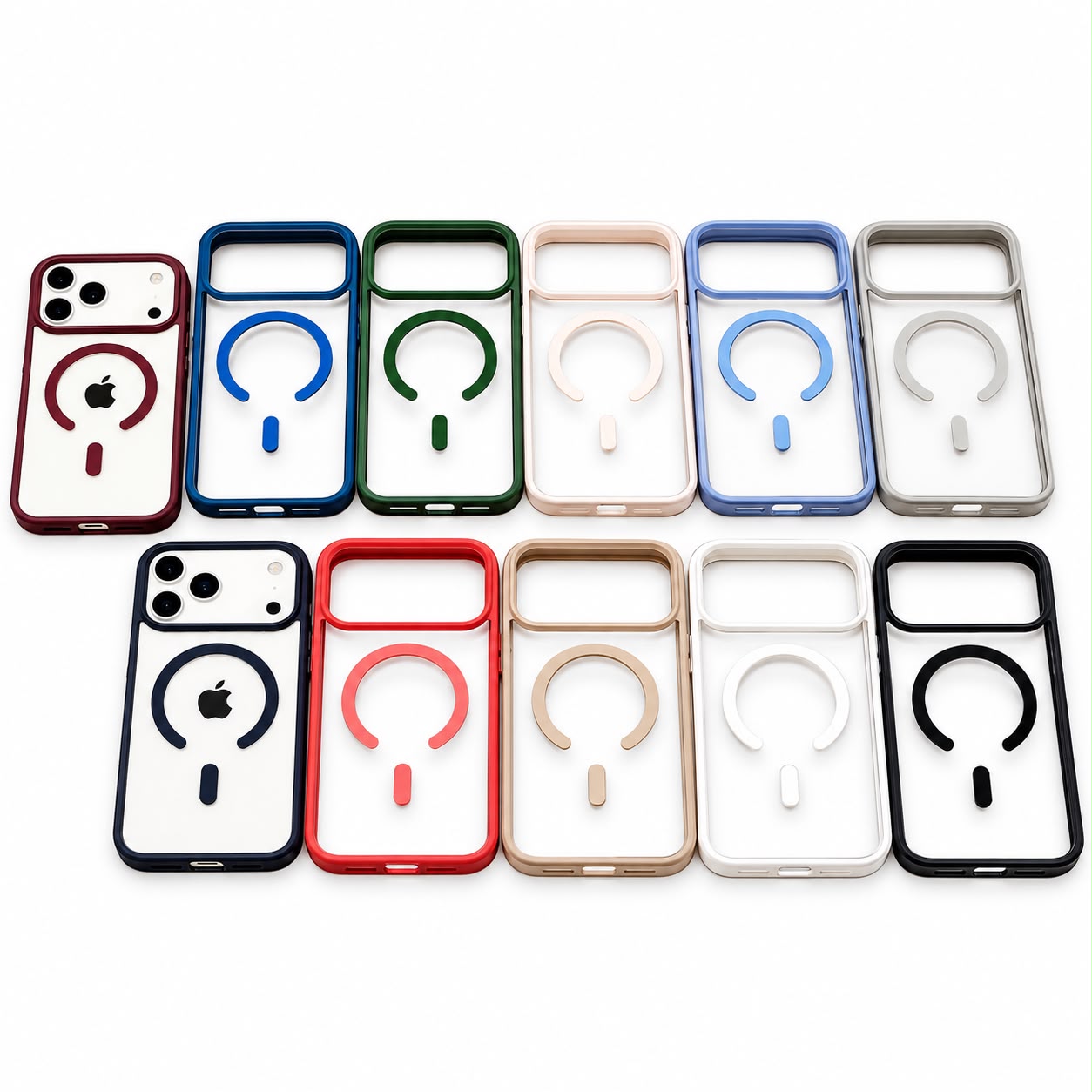 Magnetic Frosted Matte Clear Case for iPhone