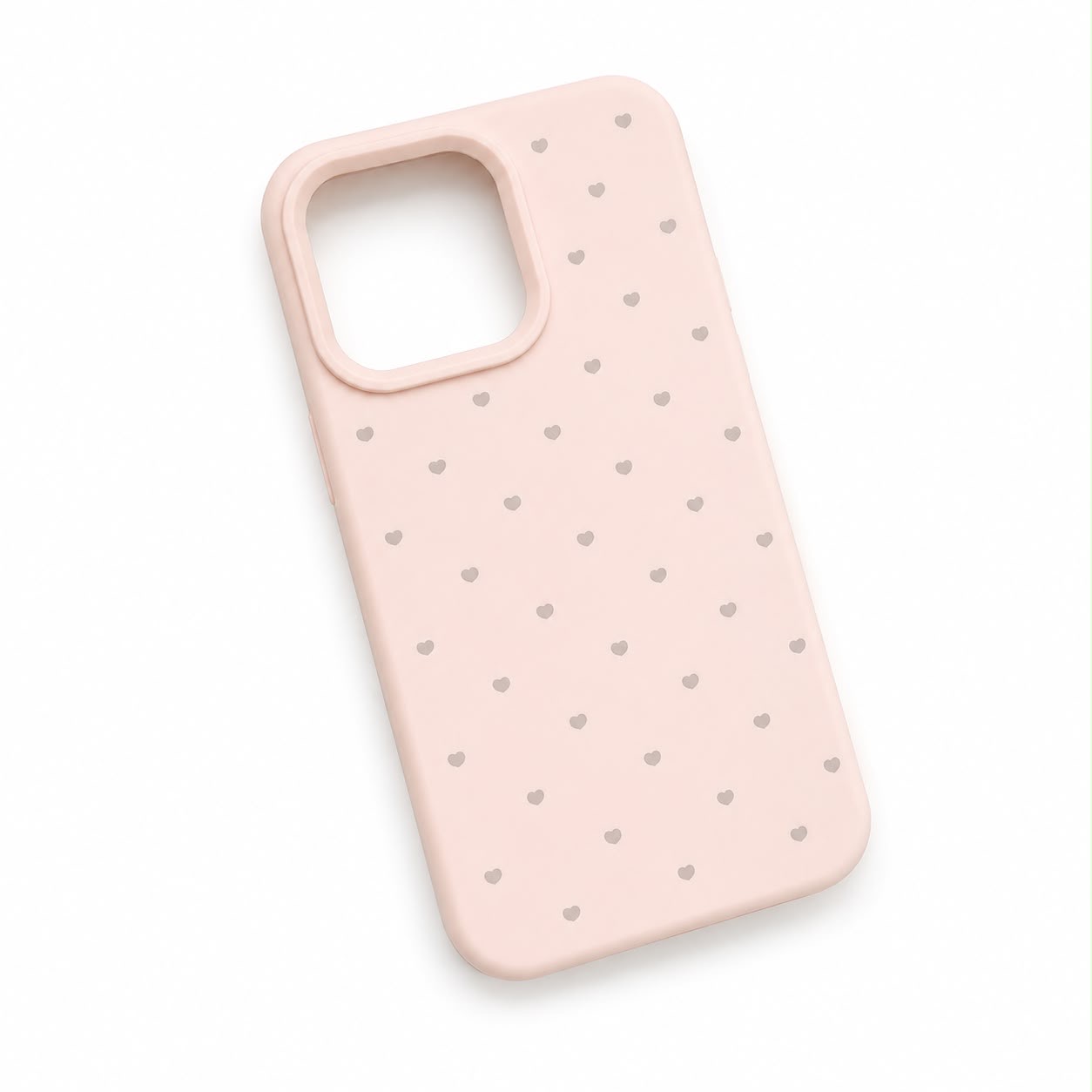 Cute Heart Pattern Silicone iPhone Case