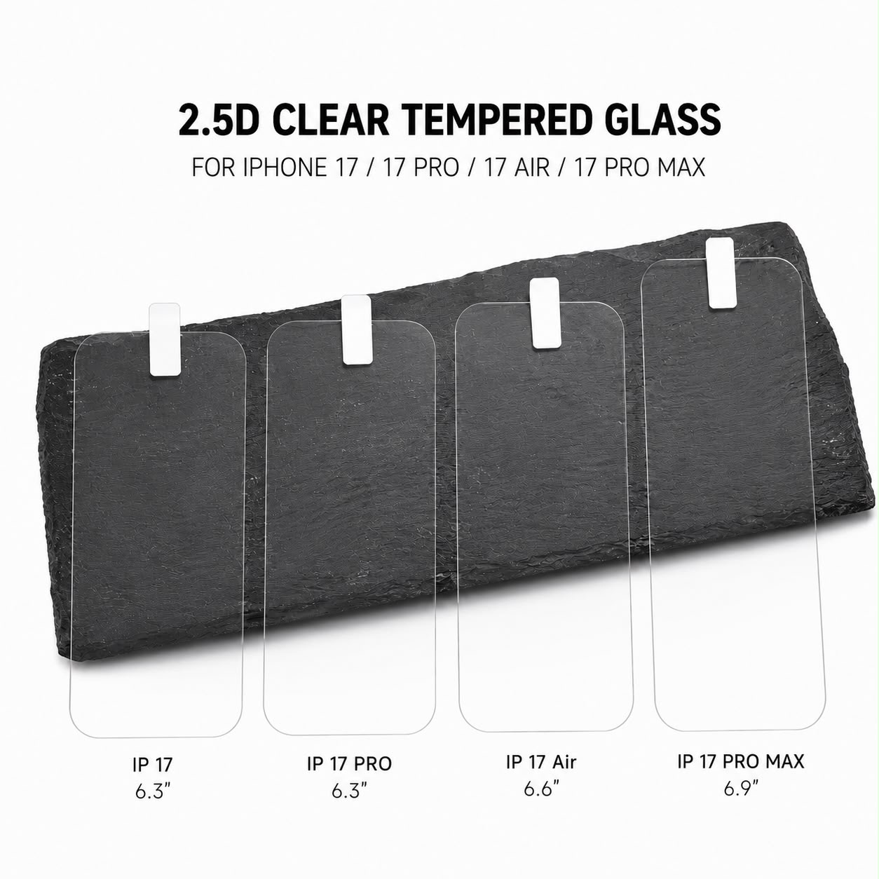 HD borderless Tempered Glass Screen Protector for iPhone