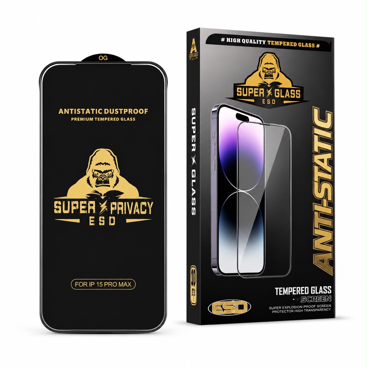 Privacy Tempered Glass Screen Protector for iPhone
