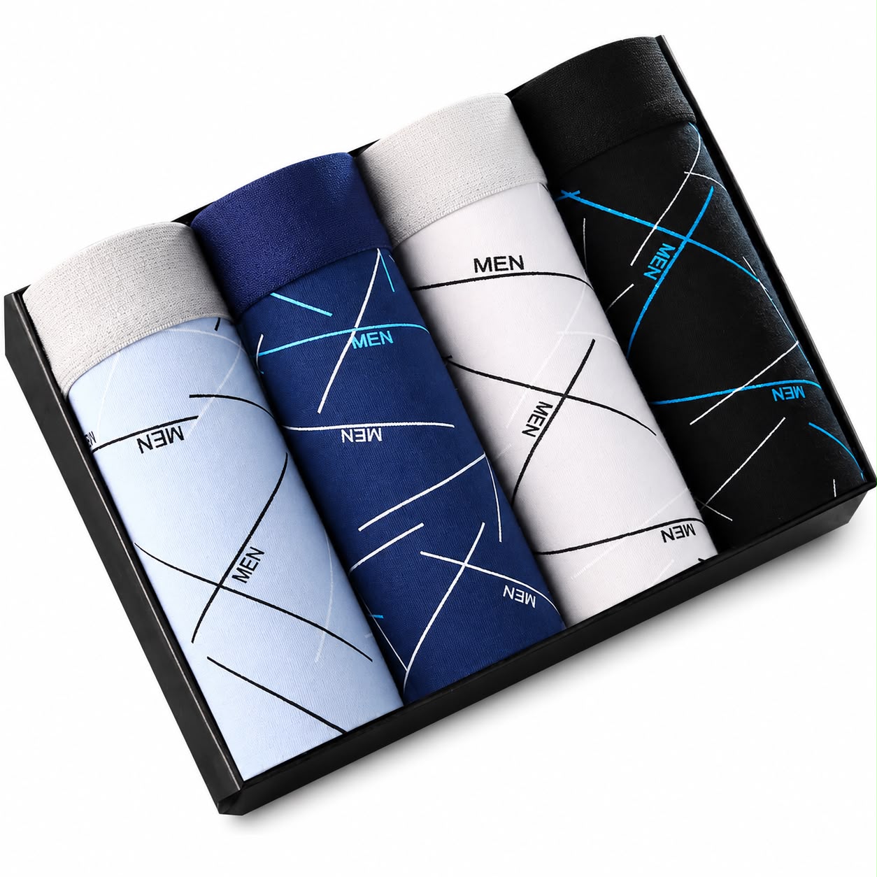Men’s 4-Pack Premium Boxer Briefs(Men)