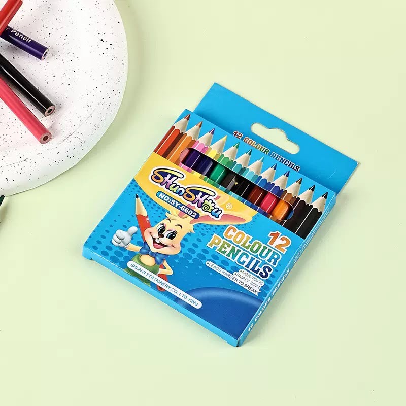 12 Colour Pencils 3.5inch