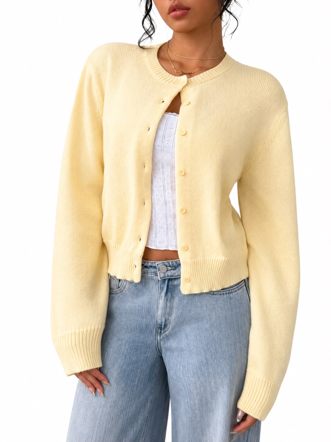 Women’s Button-Up Knit Cardigan