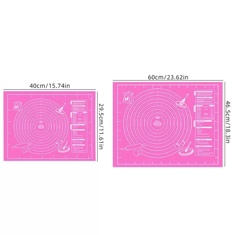 Large Non-Slip Baking & Kneading Mat – 60 × 45 cm image 4
